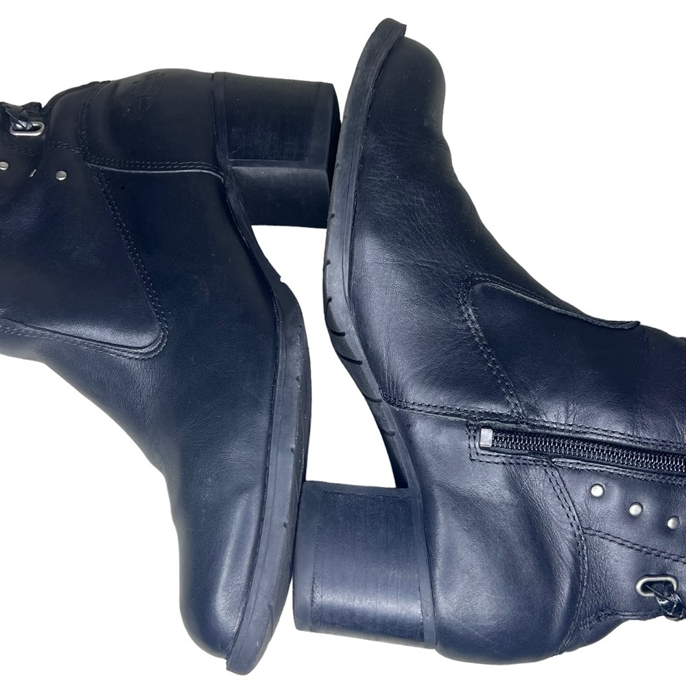 Harley-Davidson Leather Studded Biker Boots Size 6.5 - Picture 4 of 10